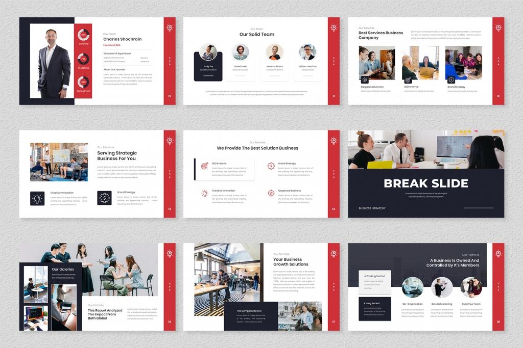 Immersive – Business Strategy PowerPoint Template