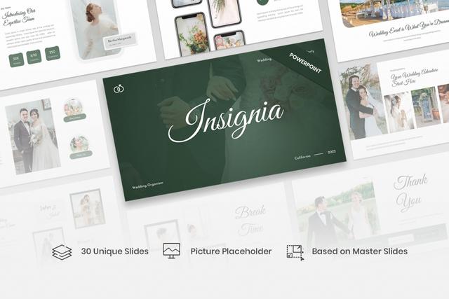 Insignia – Wedding Organizer PowerPoint Template