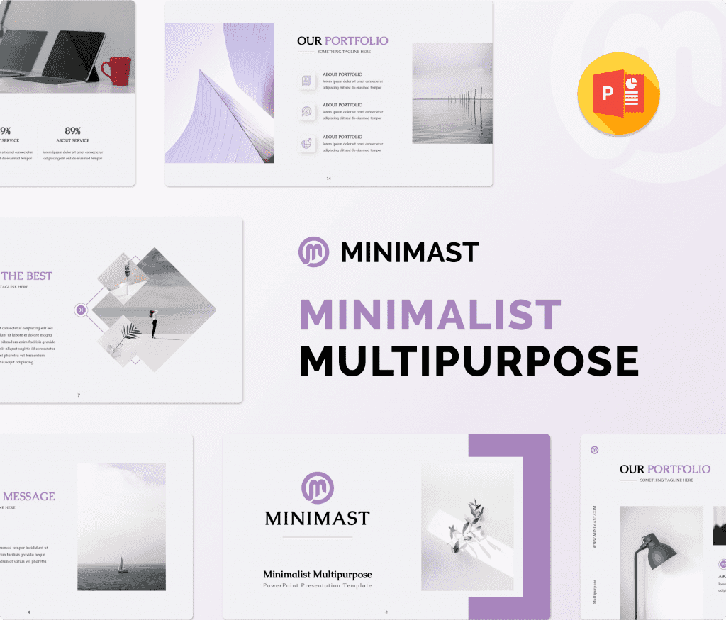 Minimast - Minimalist Multipurpose PowerPoint Presentation Template