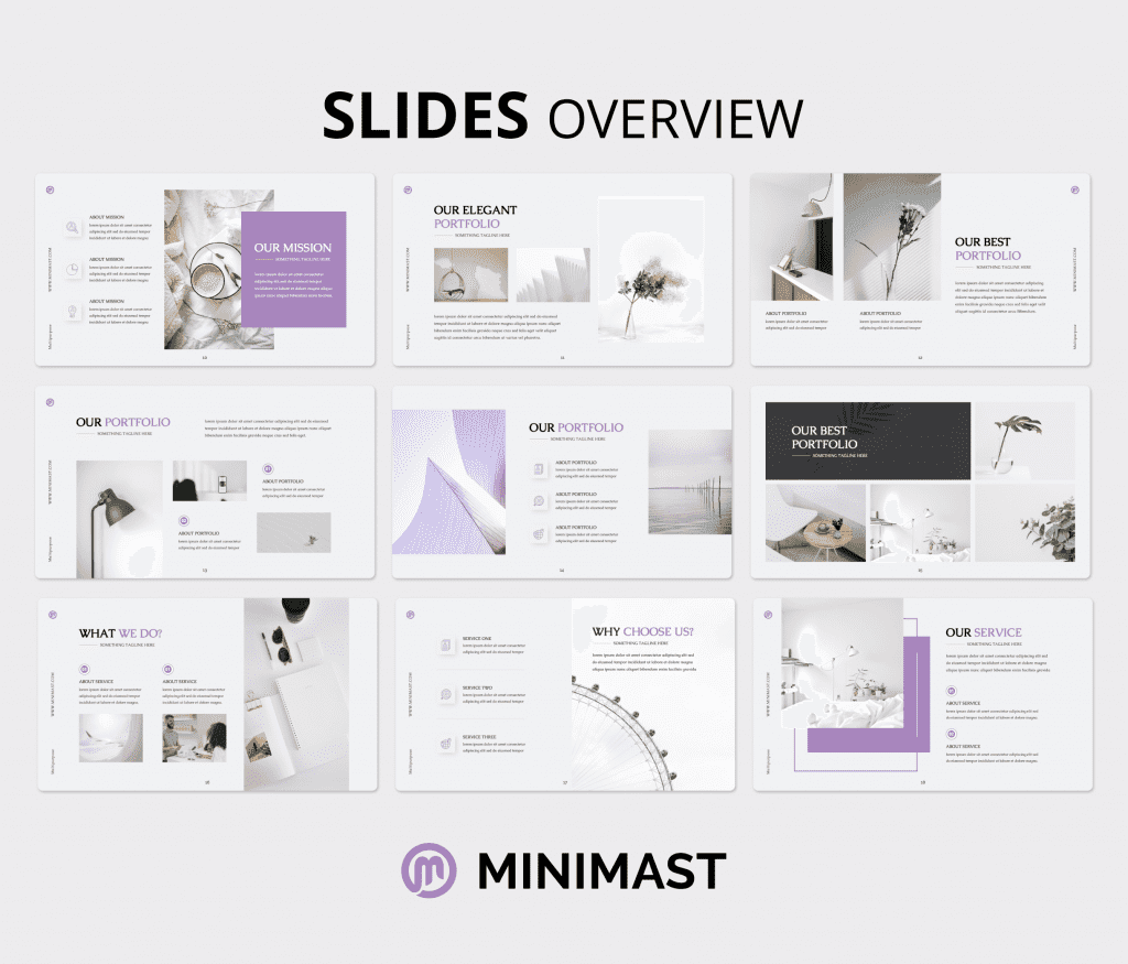 Minimast - Minimalist Multipurpose PowerPoint Presentation Template