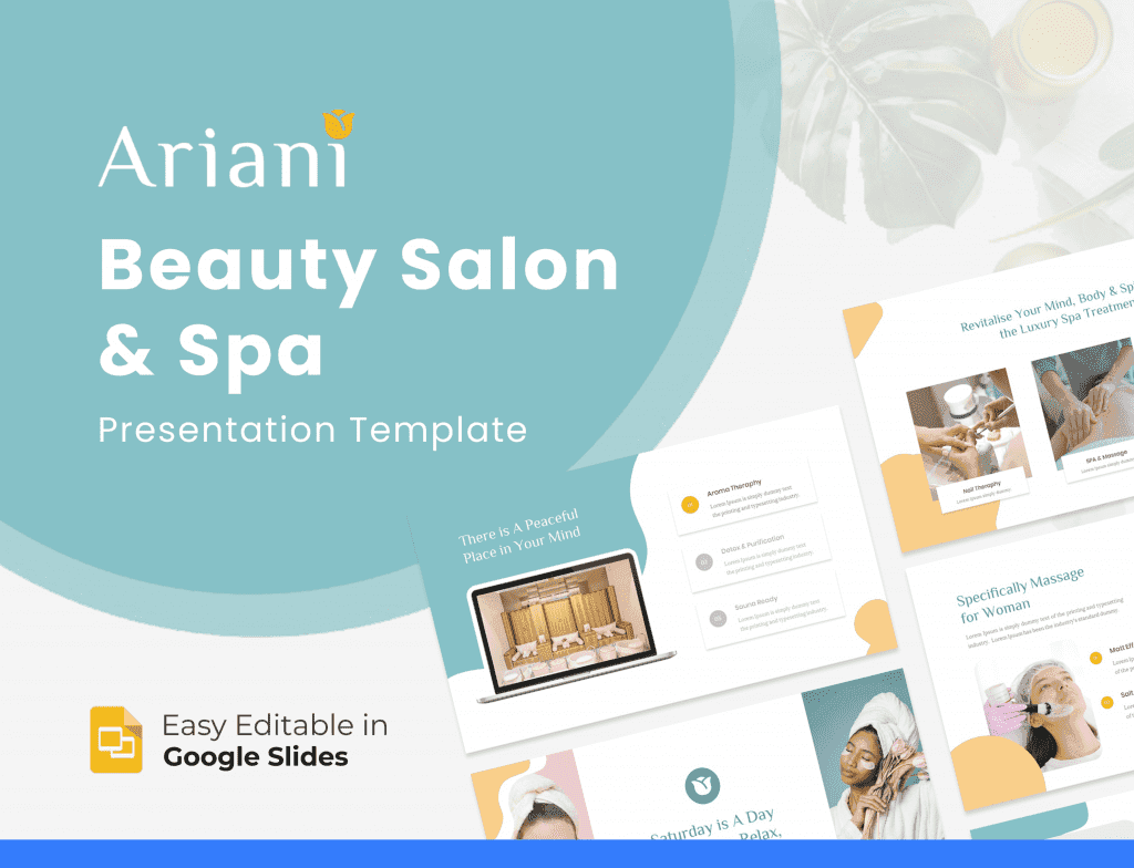 Ariani – SPA &amp; Beauty Google Slides Template