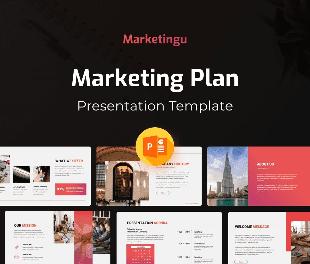 Marketingu - Marketing Plan PowerPoint Presentation Template