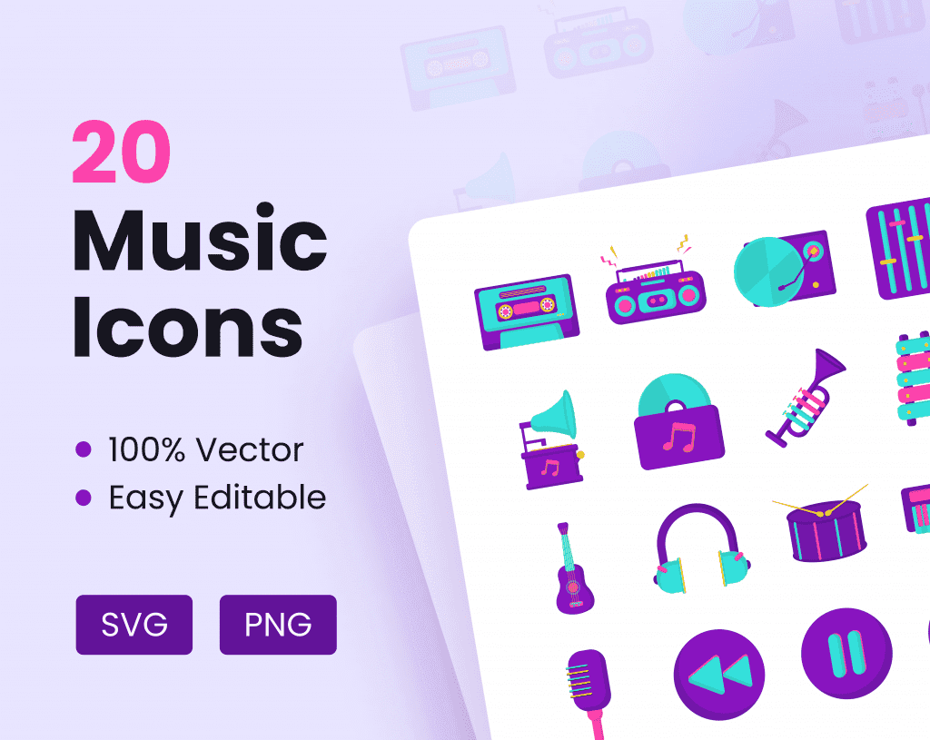 Music icons Pack