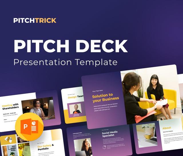 Pitchtrick Pitch deck PowerPoint Presentation Template