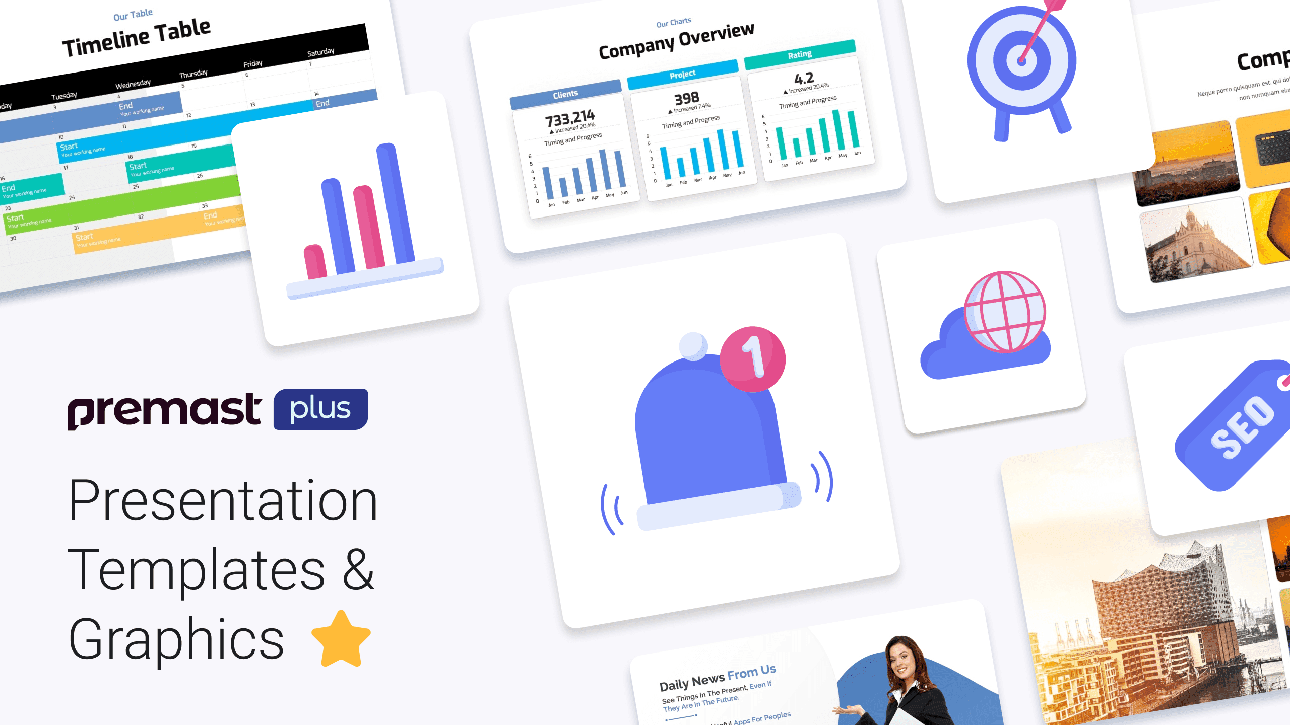 Recently Added: Presentations Templates and Unique Icons Sets