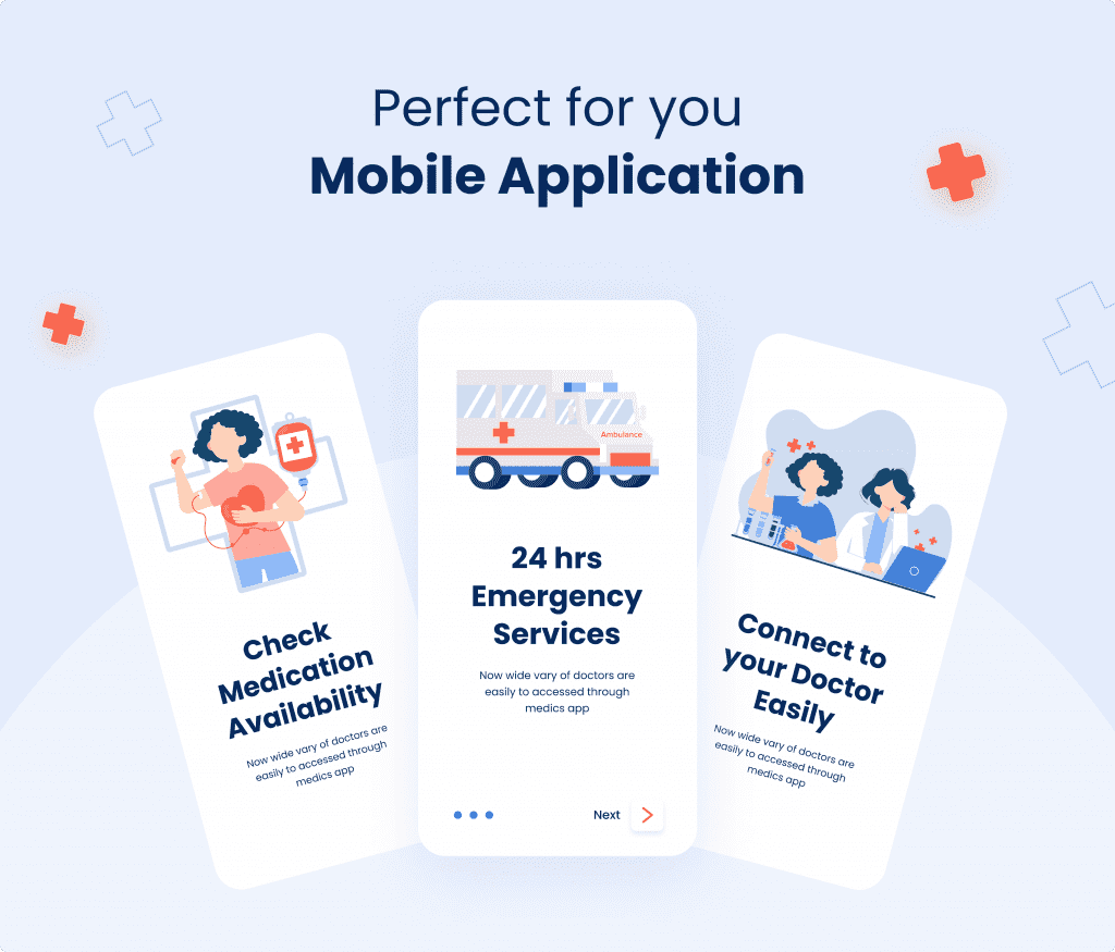 Medics – 20 Medical Vector Illustrations