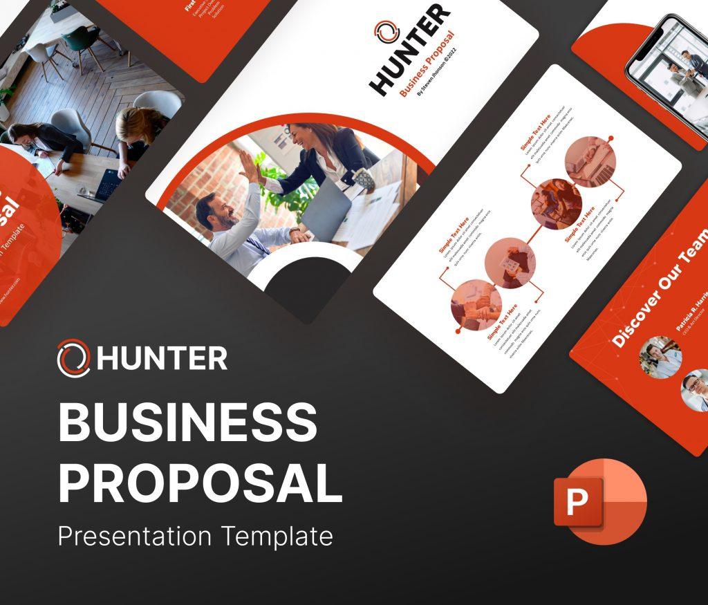 HUNTER Business Proposal - Presentation template