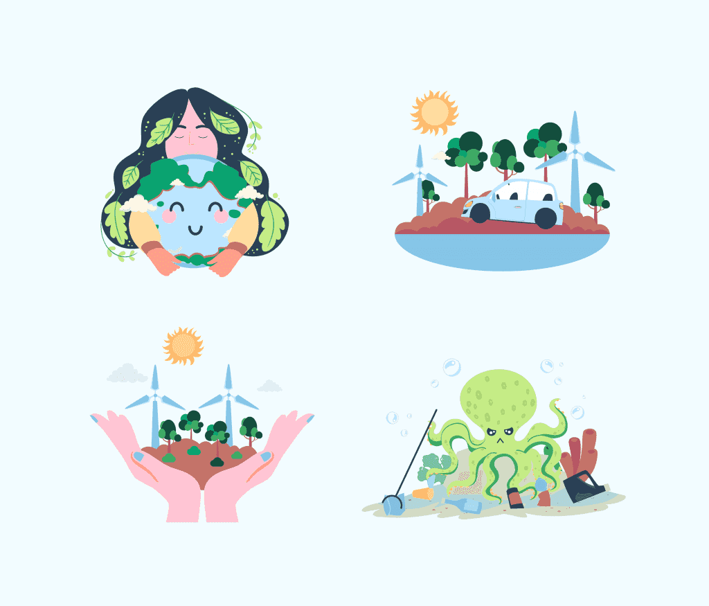 Ecology Illustrations Pack