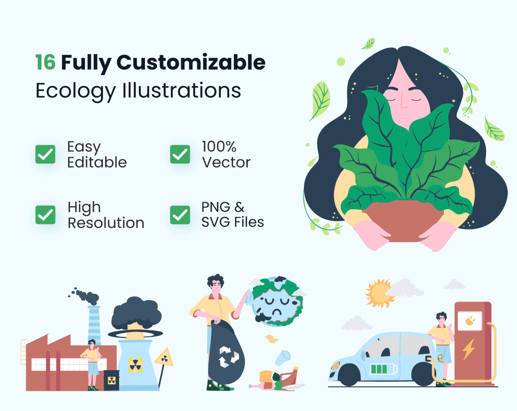 Ecology Illustrations Pack