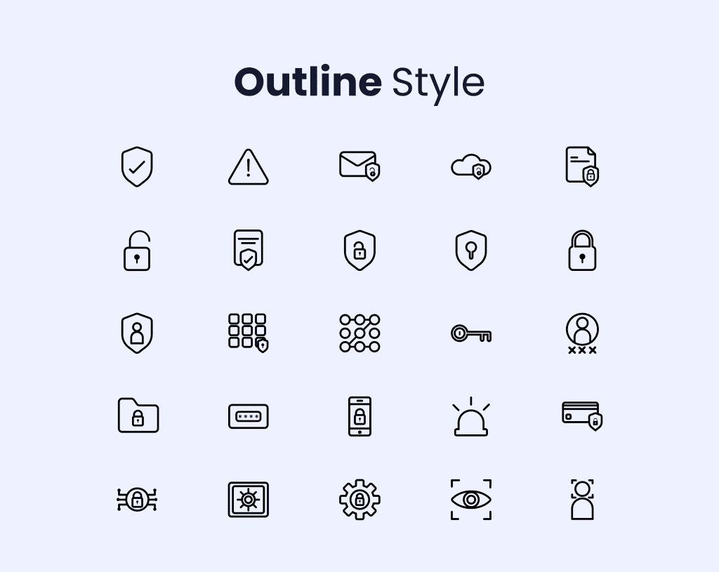 Safety & Security Icon Set