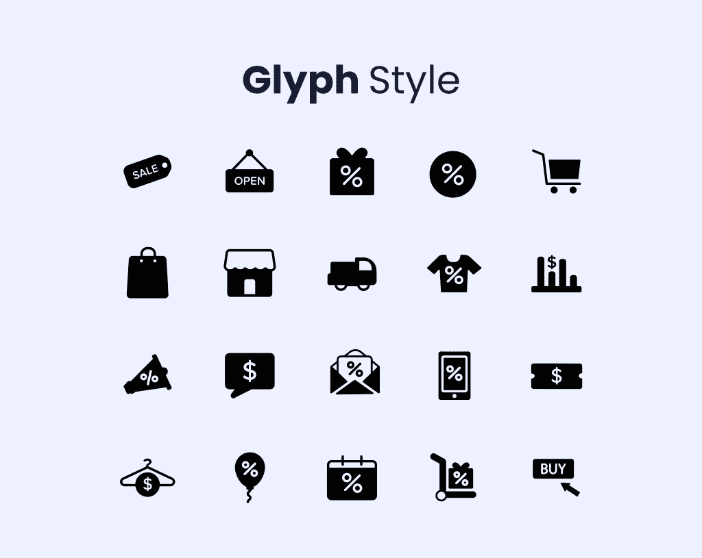 Sales & Shopping Icon Set