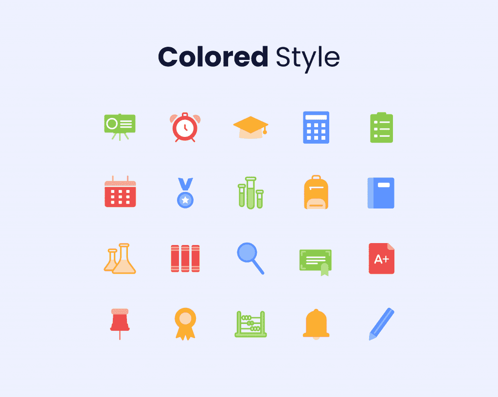 Education & School Icon Set