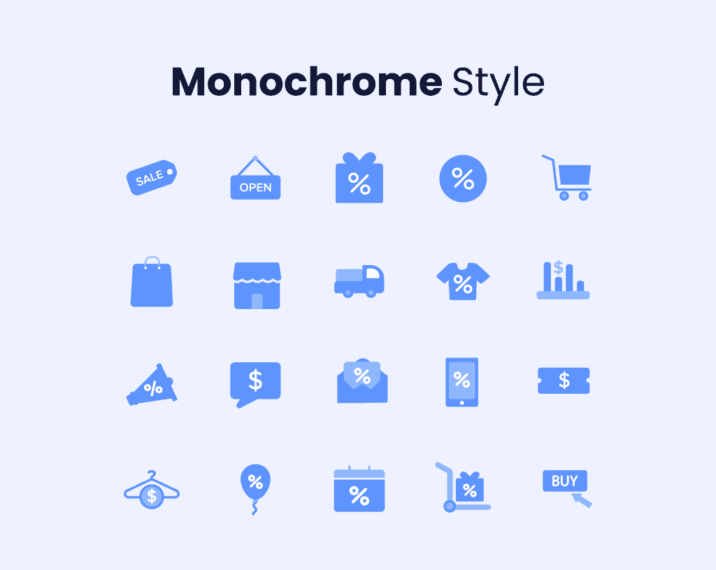 Sales & Shopping Icon Set