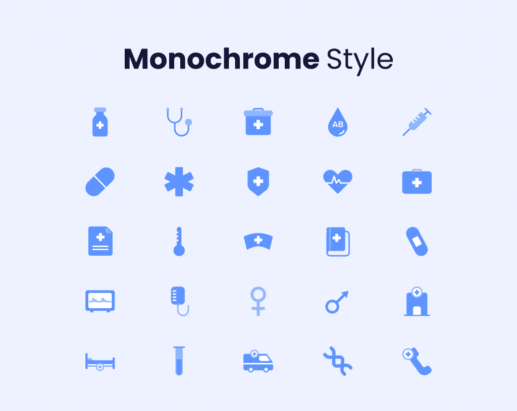 Medical & Healthcare Icon Set
