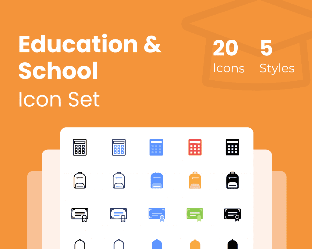 Education & School Icon Set