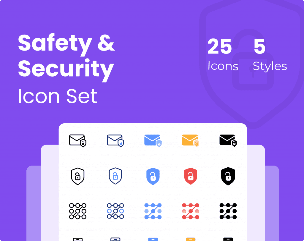 Safety & Security Icon Set