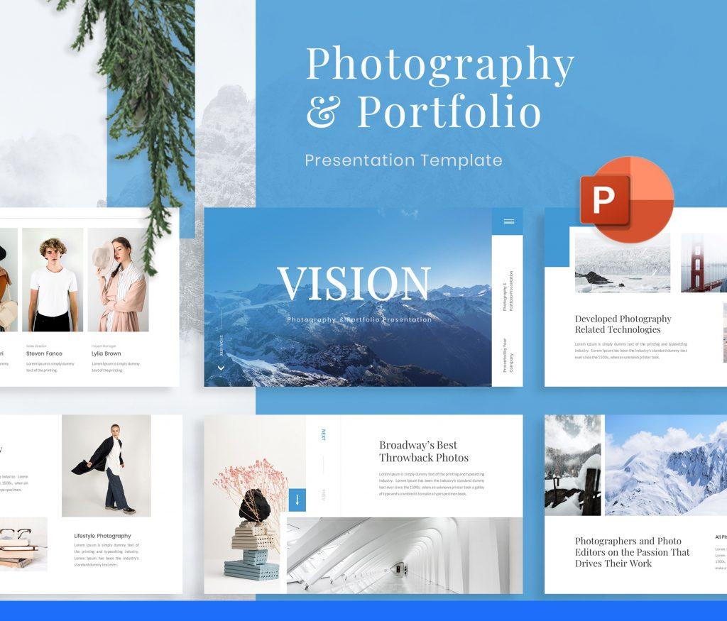 Vision - Photography &amp; Portfolio PowerPoint Template