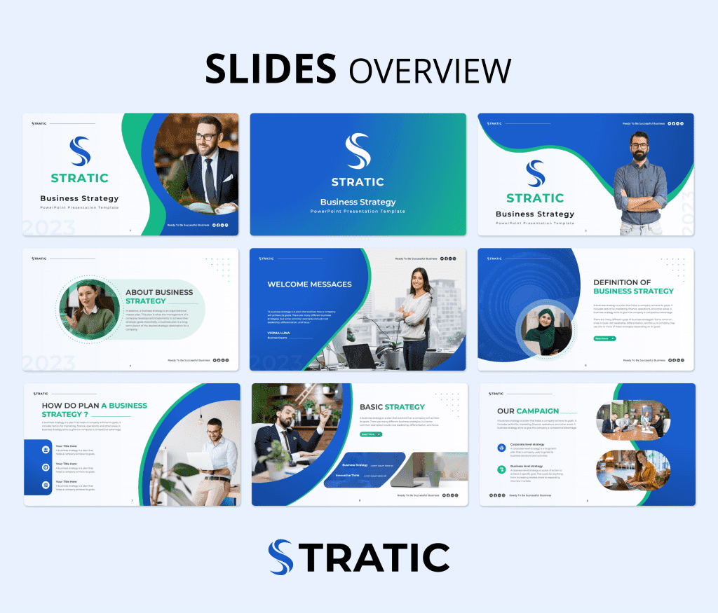 Stratic - Business Strategy PowerPoint Presentation Template
