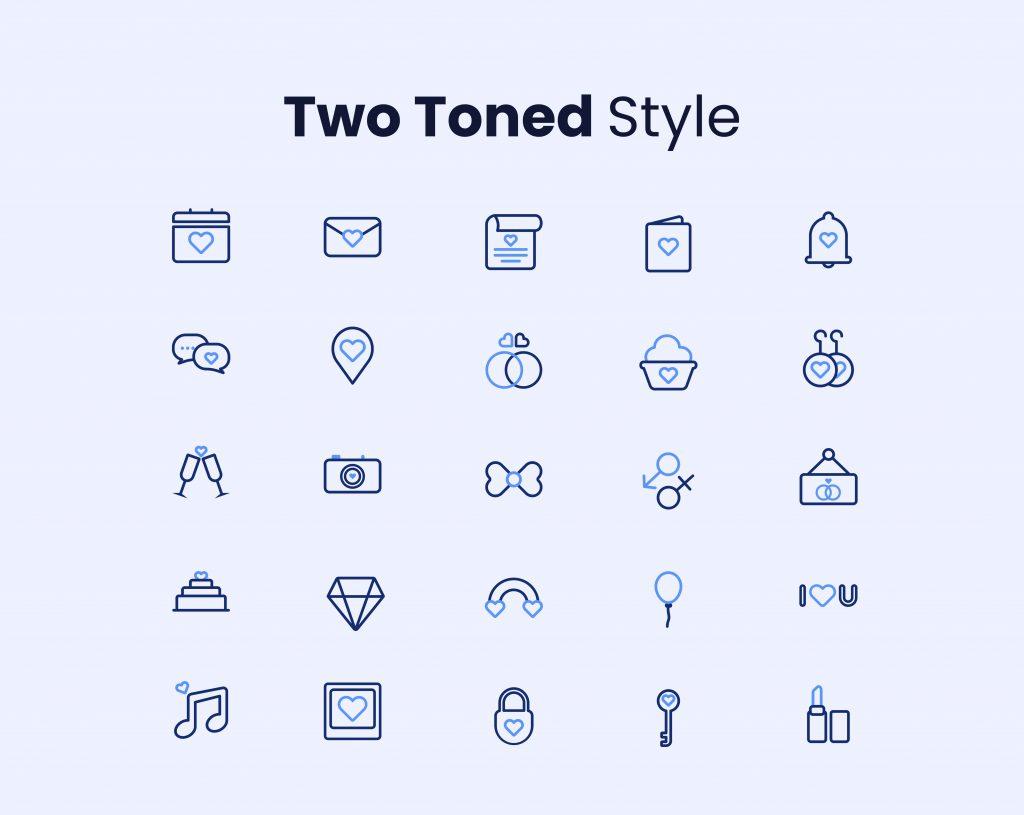 Love & Wedding Icon Set