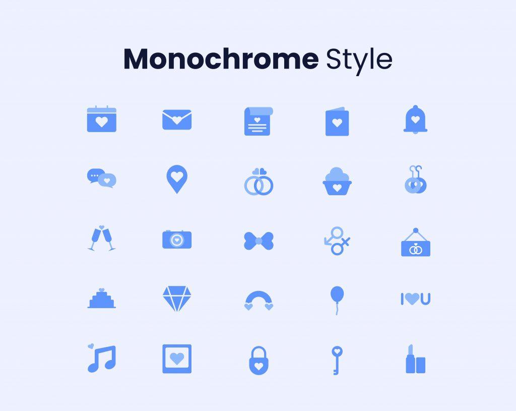 Love & Wedding Icon Set