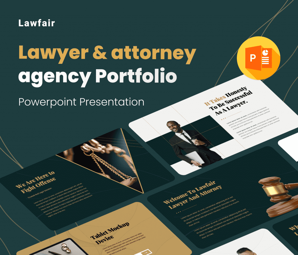 Lawfair-Lawyer & attorney agency Portfolio  PowerPoint Presentation