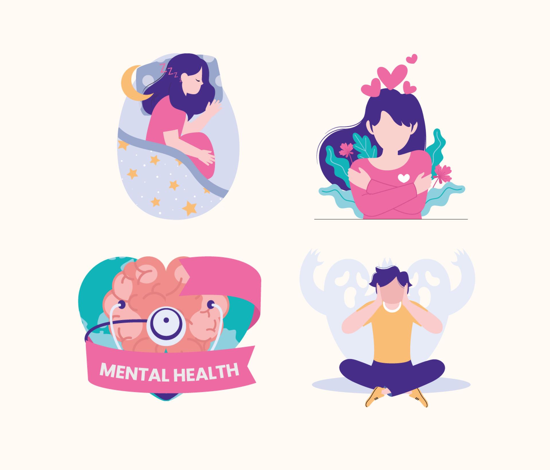 Mental Health Illustrations