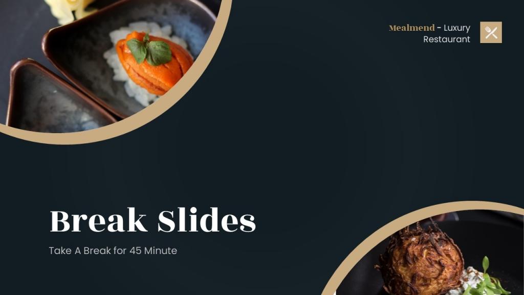 Luxury Food &amp; Restaurant Presentation (Google Slide)