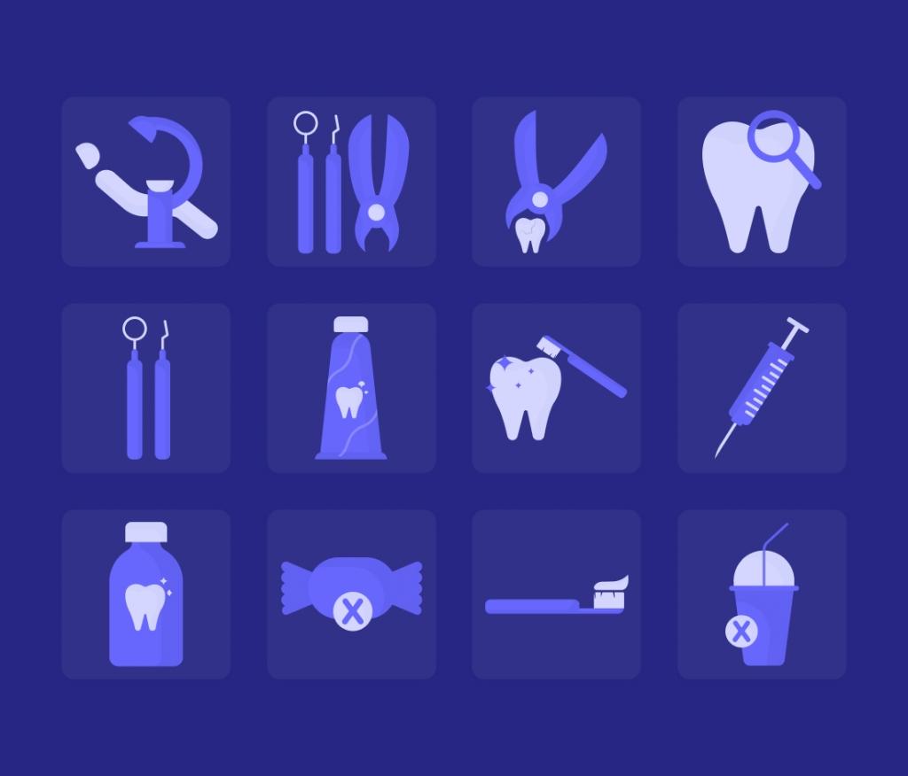 Dental Icon Set