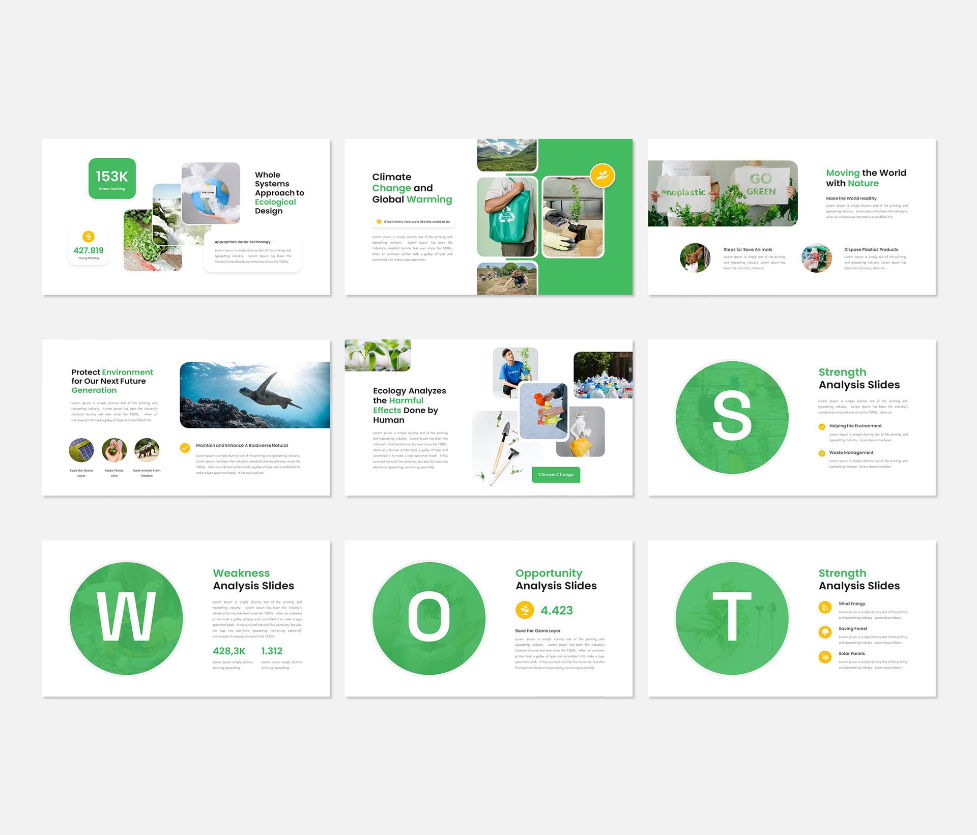 Ecovaria-Environment &amp; Ecology Presentation Template-powerpoint