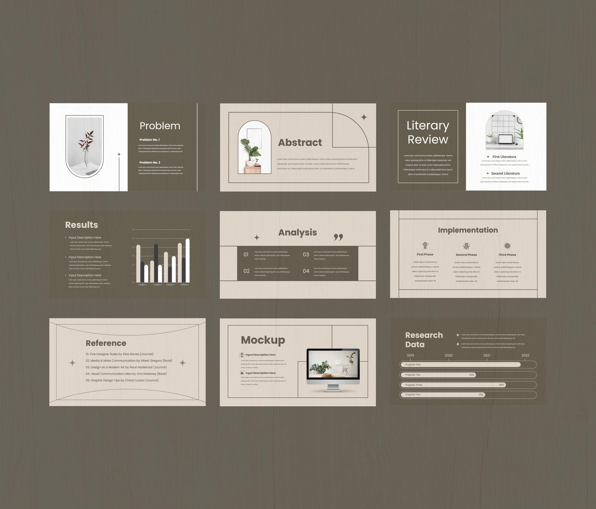 Clarity - Thesis Defense Presentation Template.