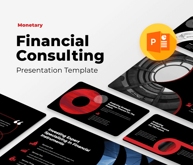 Monetary-Financial Consulting Presentation Template