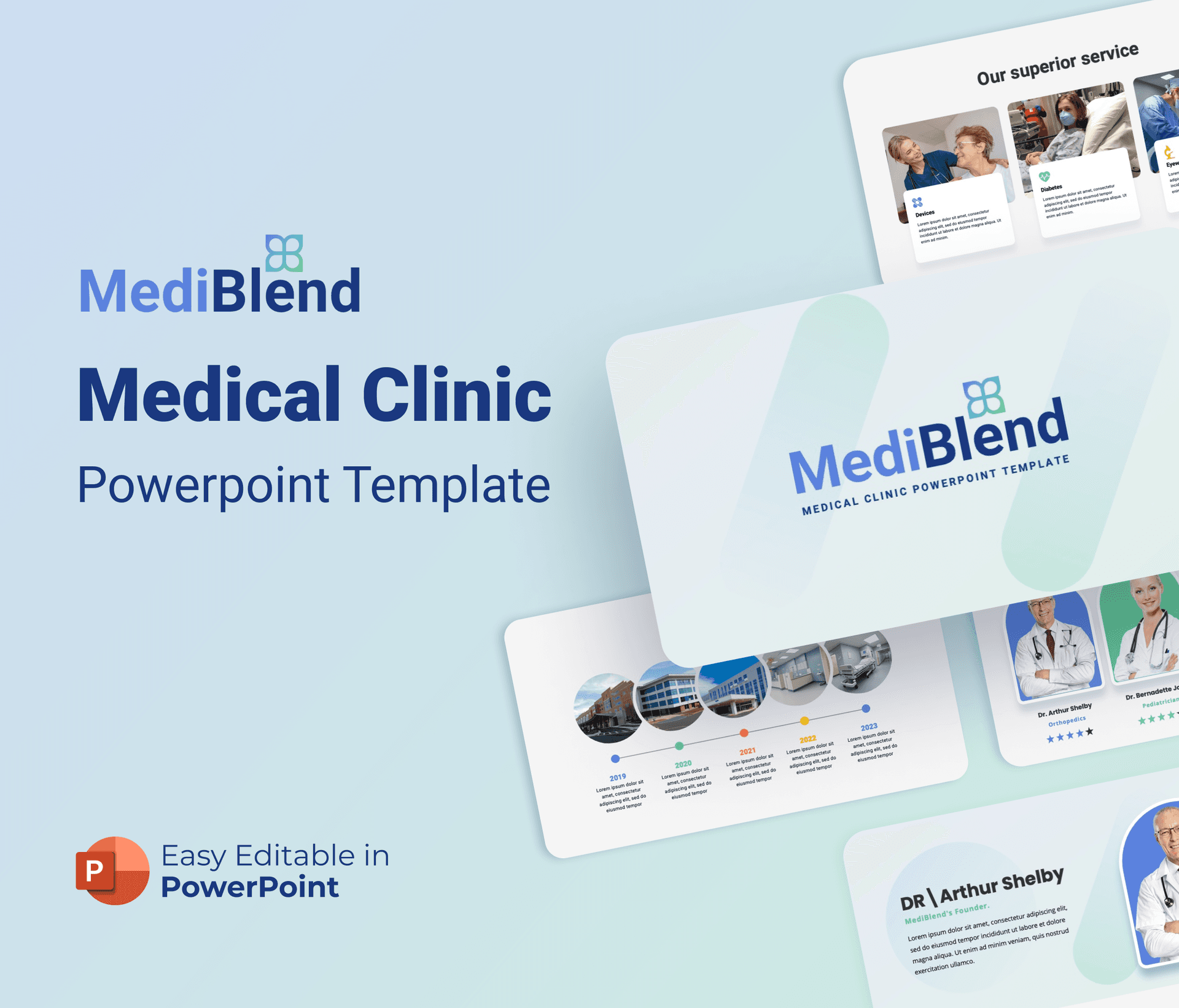 MediBlend - Medical Clinic PowerPoint Template