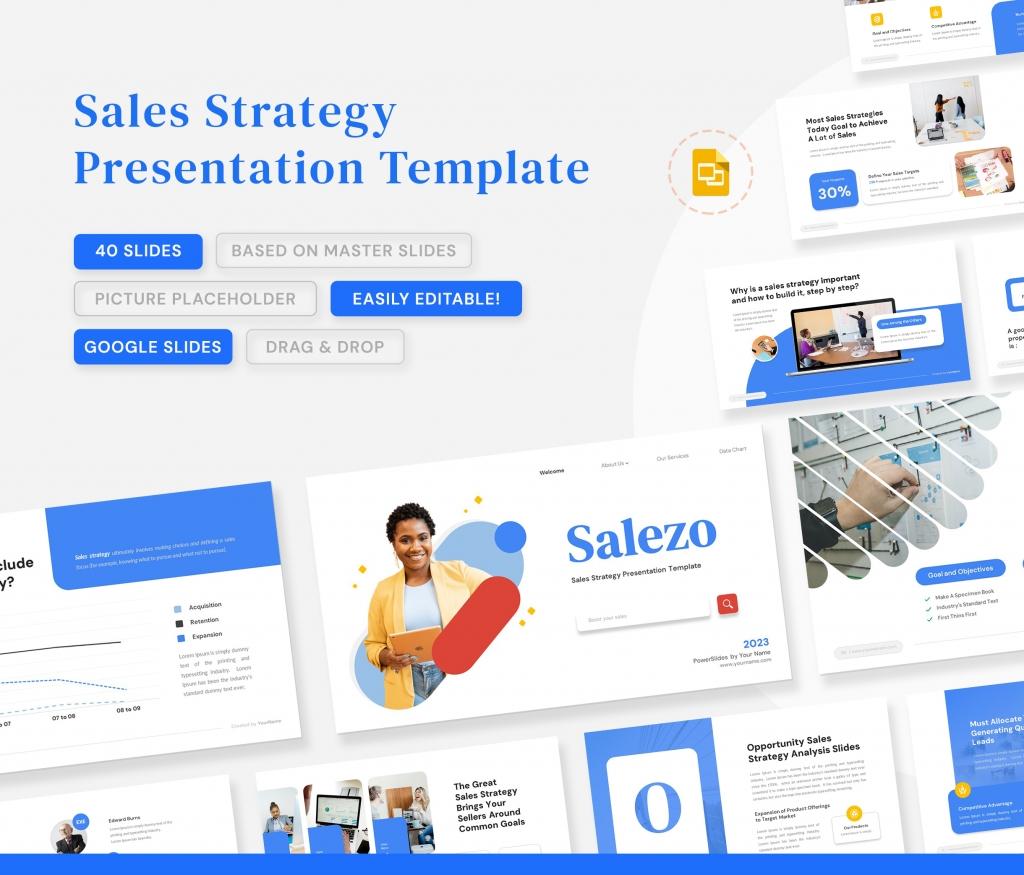 Salezo - Sales Strategy Google Slides Template