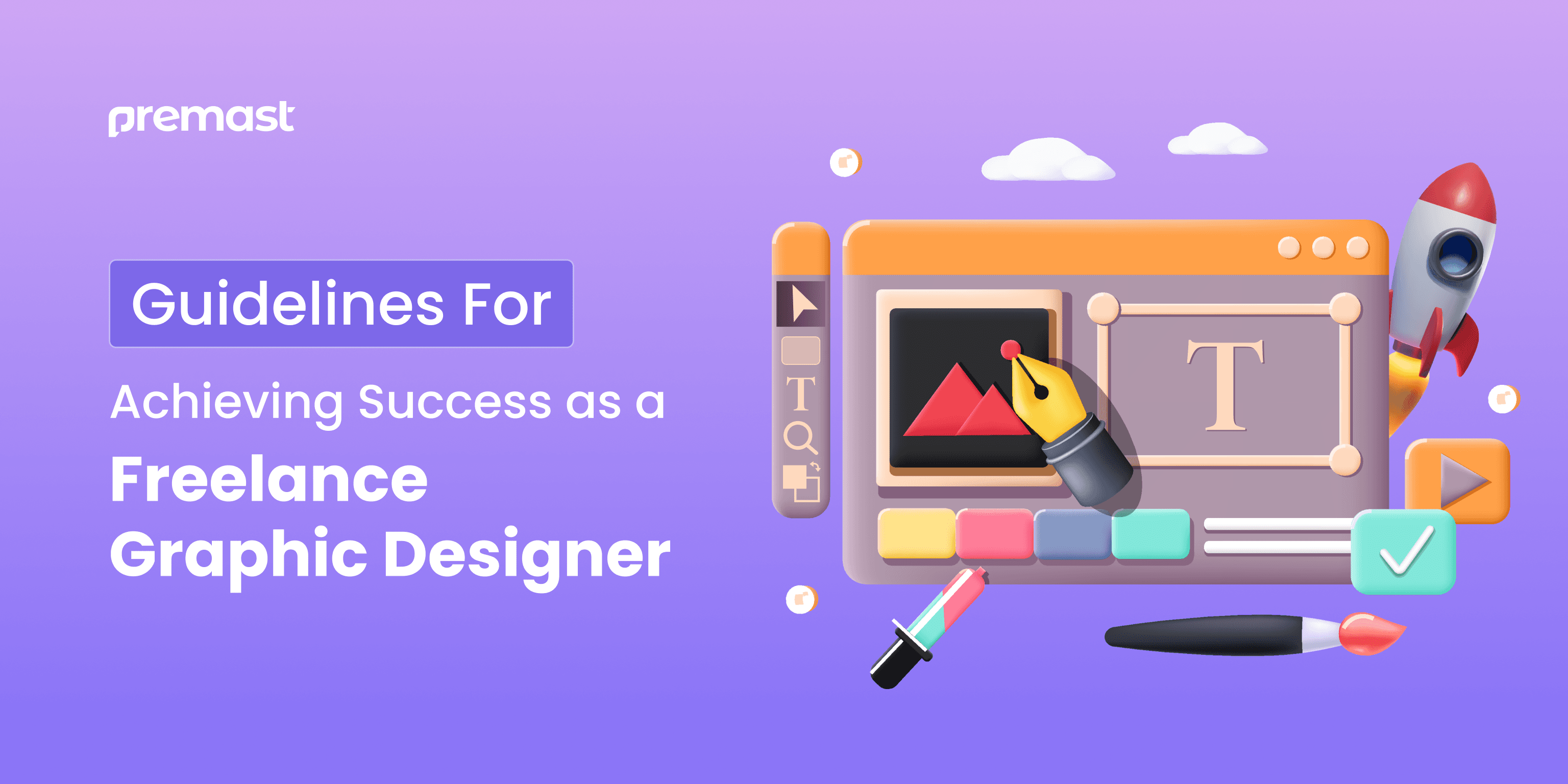 Guidelines for Achieving Success as a Freelance Graphic Designer.