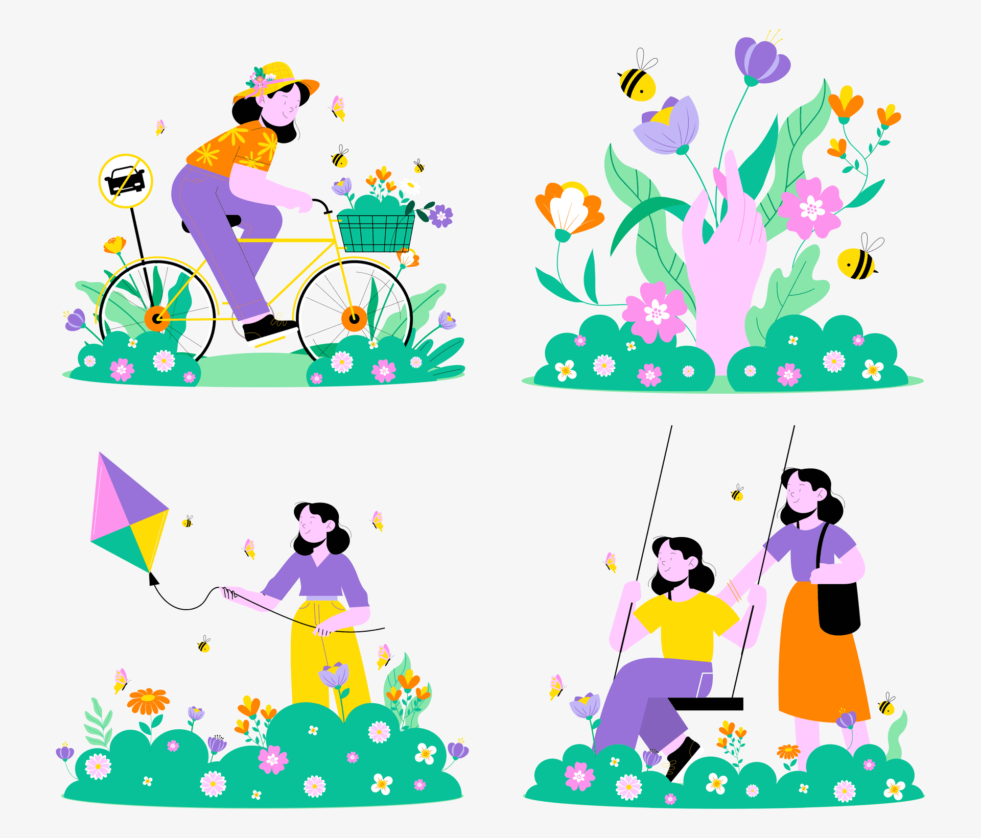 Spring Illustration pack