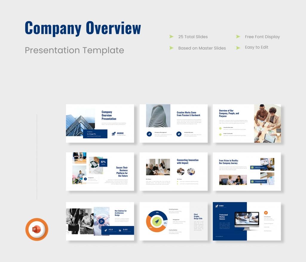 Insidoc - Company Overview PowerPoint Presentation Template