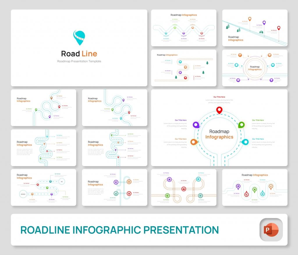Roadline – Roadmap Infographic PowerPoint Presentation Template