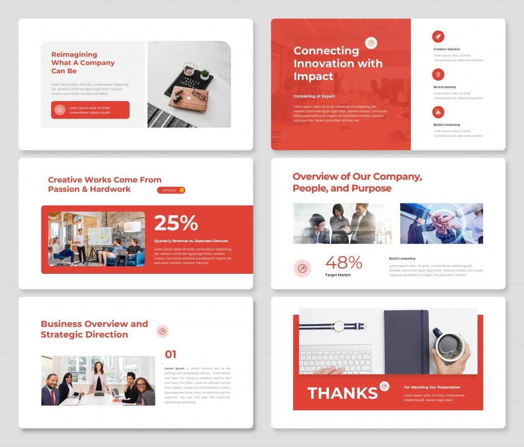 BizDeck Business Pitch Deck PowerPoint Template