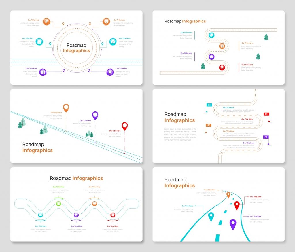 Roadline – Roadmap Infographic PowerPoint Presentation Template