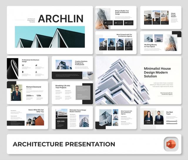 Archlin – Architecture PowerPoint Presentation Template