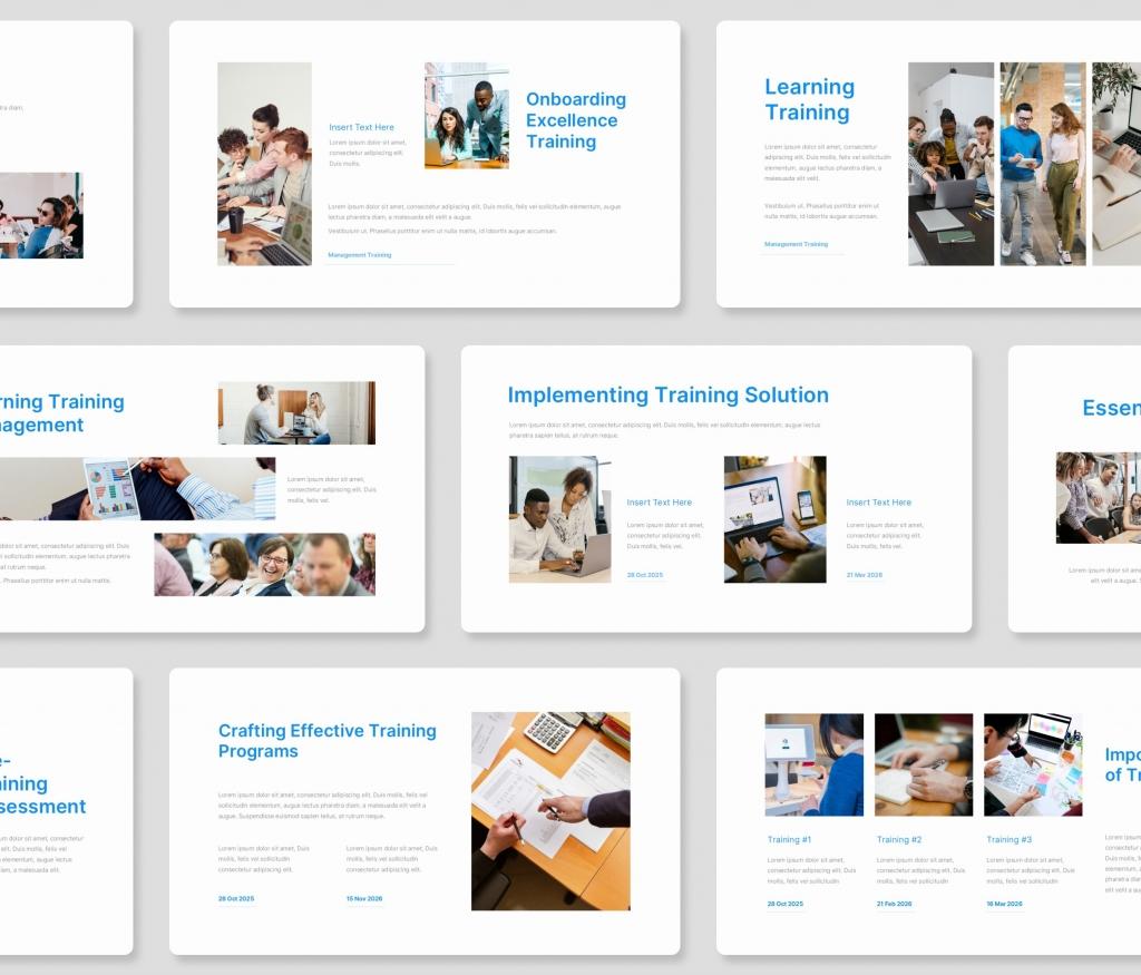 TRAINE Management Training Google Slides Template