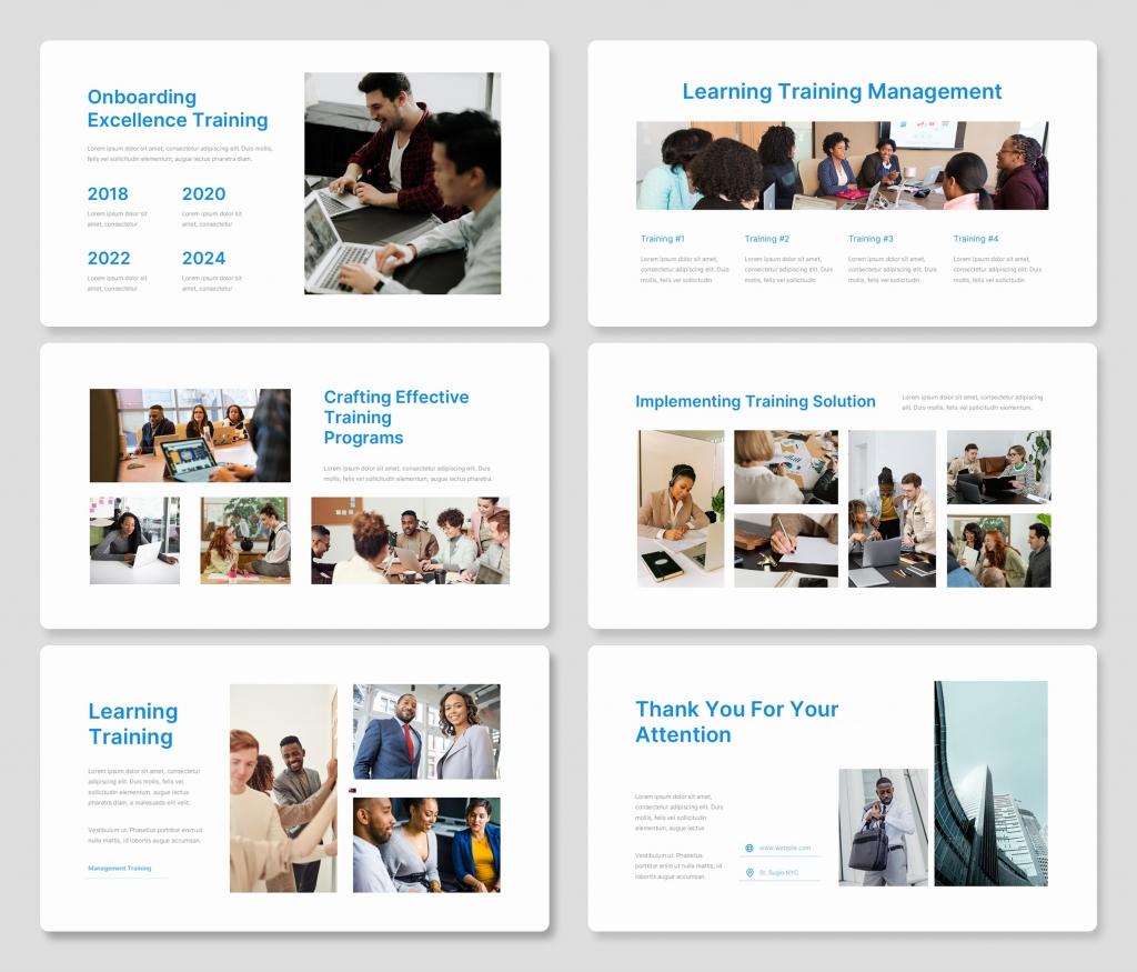 TRAINE Management Training Google Slides Template