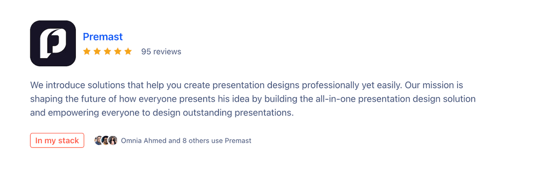 Premast Takes Center Stage as One of the Best Presentation Software of 2023 on Product Hunt!