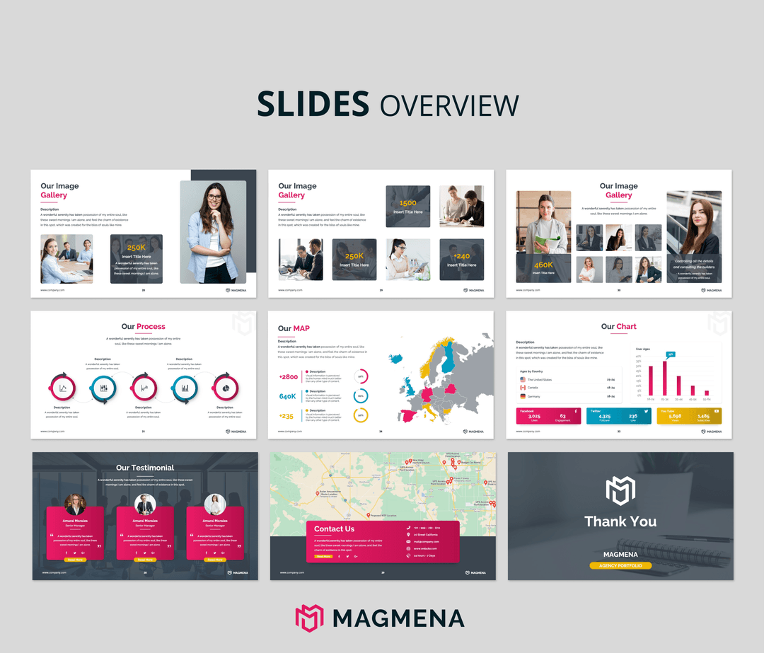 Company Profiel PowerPoint template