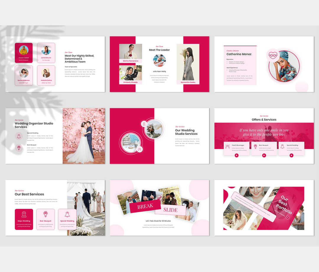 wedding PowerPoint templates