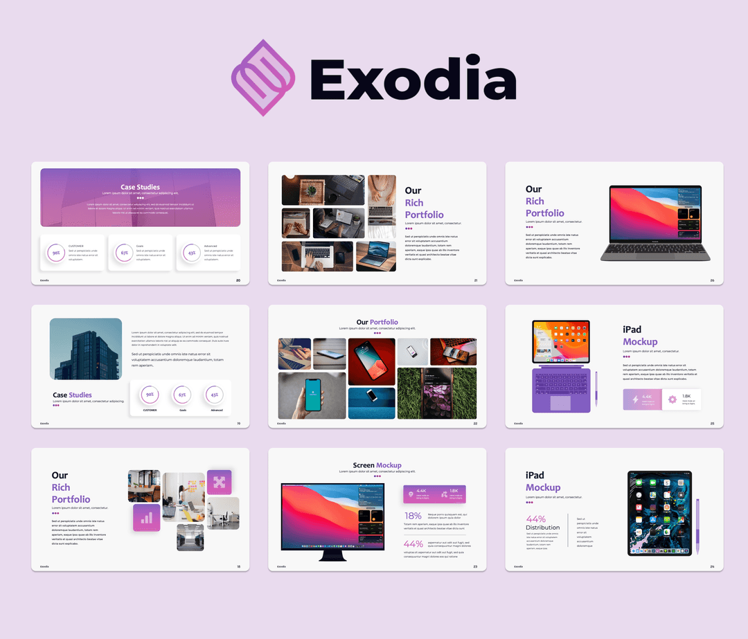 Company Profiel PowerPoint template