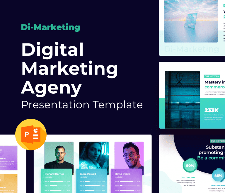 Marketing PowerPoint Templates for Digital Agencies